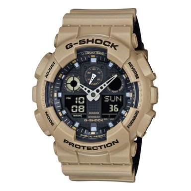 RELOJ HOMBRE ANÁLOGO GA-100L-8A BEIGE RESINA