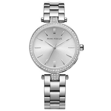 RELOJ MINI FOCUS MUJER ANÁLOGO MINIFOCUS PLATEADO MIN-M-2 ACERO