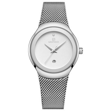 RELOJ NAVIFORCE MUJER ANÁLOGO PLATEADO NAV-M-2 ACERO