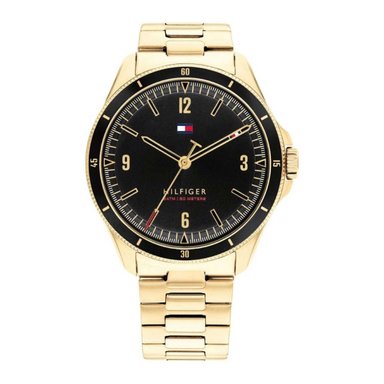 RELOJ TOMMY HILFIGER HOMBRE ANÁLOGO DORADO NEGRO 1791903 ACERO