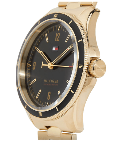 RELOJ TOMMY HILFIGER HOMBRE ANÁLOGO DORADO NEGRO 1791903 ACERO - 2