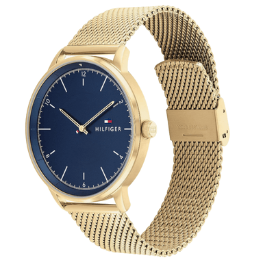 RELOJ TOMMY HILFIGER HOMBRE ANÁLOGO DORADO AZUL 1791877 ACERO - 2