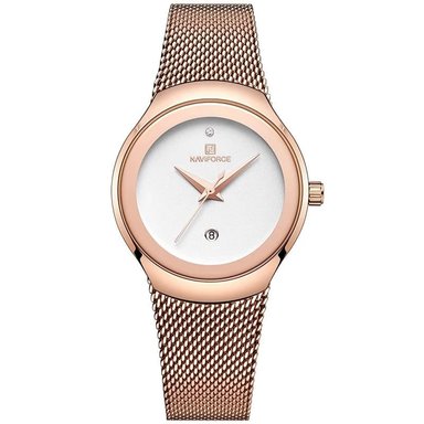 RELOJ NAVIFORCE MUJER ANÁLOGO NAV-M-1 ORO ROSA ACERO