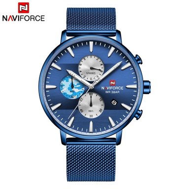 RELOJ NAVIFORCE HOMBRE ANÁLOGO NF 9169 NAVIFORCCE AZUL NAV-116 ACERO INOXIDABLE