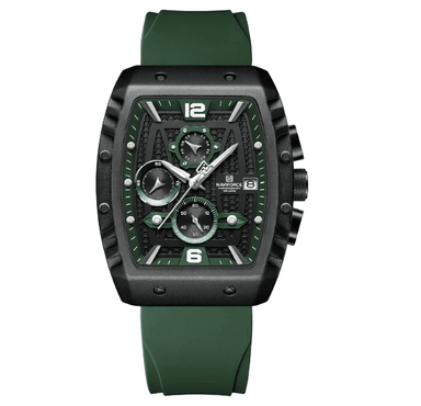 RELOJ NAVIFORCE HOMBRE ANÁLOGO 8025 CORREA VERDE NAV-123 SILICONA