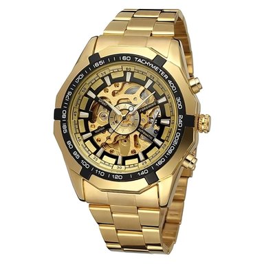RELOJ FORSINING HOMBRE ANÁLOGO DORADO - AUTOMÁTICO