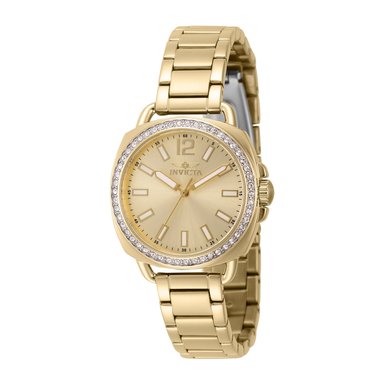 RELOJ INVICTA MUJER WILDFLOWER CRISTAL DORADO 46342