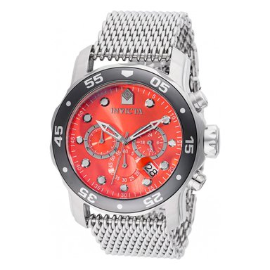 RELOJ INVICTA HOMBRE ANÁLOGO PRO DIVER 47587 PLATEADO ROJO