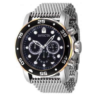 RELOJ INVICTA HOMBRE ANÁLOGO PRO DIVER 48073 PLATEADO NEGRO