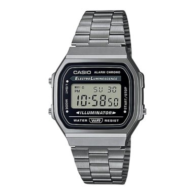 RELOJ CASIO A168WGG-1A HOMBRE ACERO GRIS