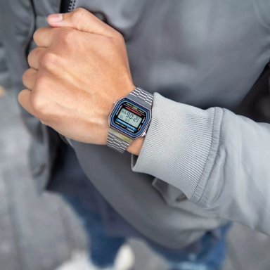 RELOJ CASIO A168WA-1W UNISEX DIGITAL - 3