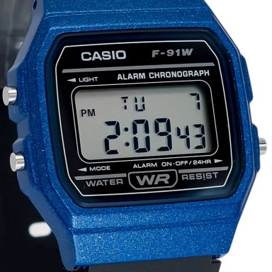 RELOJ CASIO RETRO F-91WM-2A HOMBRE RESINA NEGRO - 2