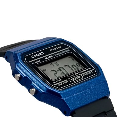 RELOJ CASIO RETRO F-91WM-2A HOMBRE RESINA NEGRO - 4