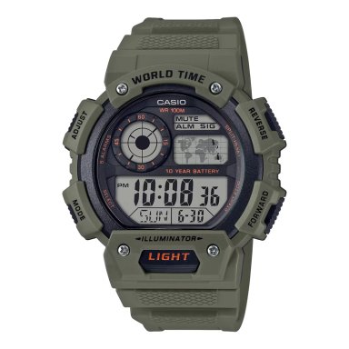 RELOJ CASIO AE-1400WH-3AV HOMBRE RESINA VERDE