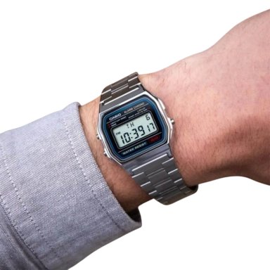 RELOJ CASIO A158WA-1DF VINTAGE ACERO HOMBRE - 4