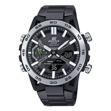RELOJ EDIFICE ECB-2000DD-1ADF HOMBRE ACERO NEGRO