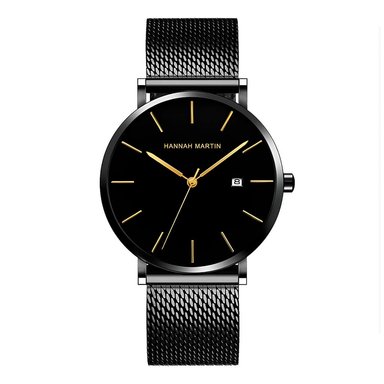 RELOJ HANNAH MARTIN HAN-34 HOMBRE ACERO NEGRO