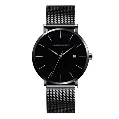 RELOJ HANNAH MARTIN HAN-38 HOMBRE ACERO NEGRO