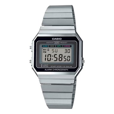 RELOJ CASIO A700W-1A HOMBRE ACERO PLATEADO