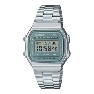 RELOJ CASIO A168WA-3AYD HOMBRE ACERO PLATEADO - 1