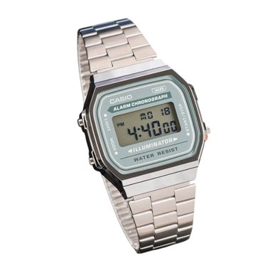RELOJ CASIO A168WA-3AYD HOMBRE ACERO PLATEADO - 2