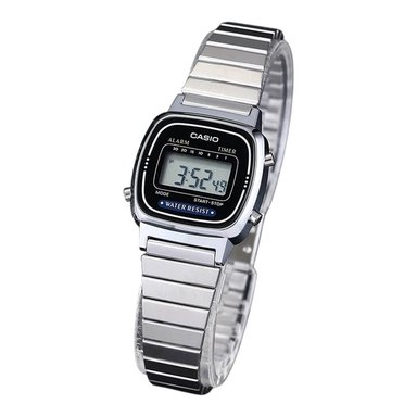 RELOJ CASIO LA670WA-1DF MUJER ACERO PLATEADO - 2