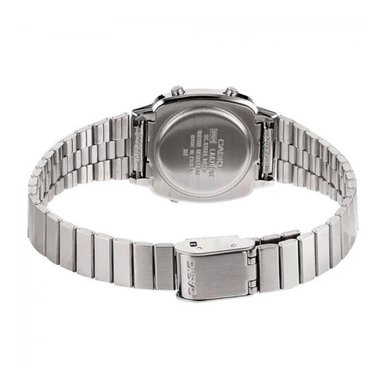 RELOJ CASIO LA670WA-1DF MUJER ACERO PLATEADO - 4