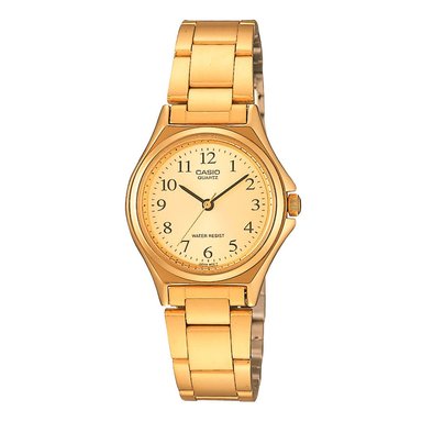 RELOJ CASIO LTP-1130N-9B MUJER ACERO DORADO - 1