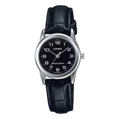 RELOJ CASIO LTP-V001L-1B MUJER CUERO NEGRO