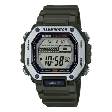 RELOJ CASIO MWD-110H-3AV HOMBRE RESINA VERDE - 1