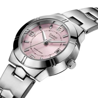 RELOJ CASIO LTP-1241D-4ADF MUJER ACERO PLATEADO - 2