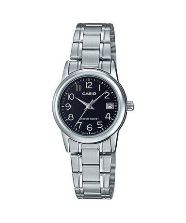 RELOJ CASIO LTP-V002D-1BUDF MUJER ACERO PLATEADO