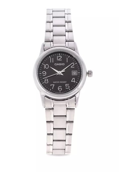 RELOJ CASIO LTP-V002D-1BUDF MUJER ACERO PLATEADO - 2