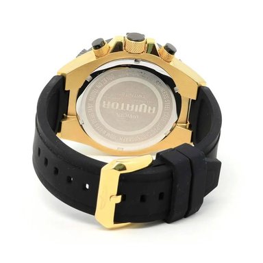 RELOJ INVICTA AVIATOR 28100 HOMBRE NEGRO Y DORADO - 4