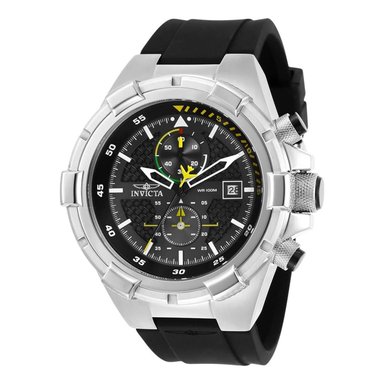 RELOJ INVICTA AVIATOR 28102 HOMBRE NEGRO Y PLATEADO