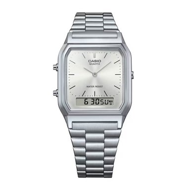 RELOJ CASIO AQ-230A-7AMQ HOMBRE ACERO PLATEADO