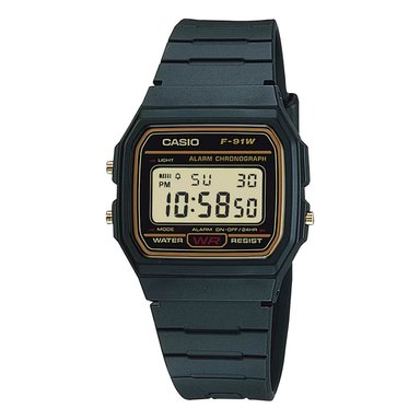 RELOJ CASIO F-91WG-9Q HOMBRE RESINA NEGRO
