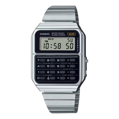 RELOJ CASIO CA-500WE-1A HOMBRE ACERO PLATEADO
