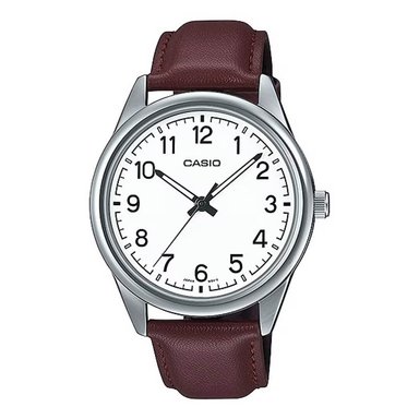 RELOJ CASIO MTP-V005L-7B4 CUERO MARRÓN - 1