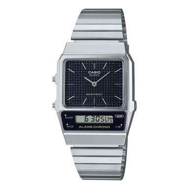 RELOJ CASIO AQ-800E-1AD HOMBRE ACERO PLATEADO