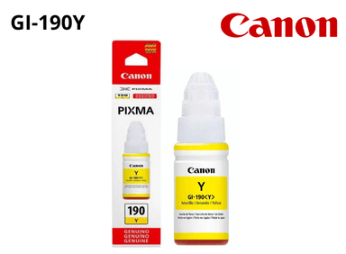 TINTA CANON GI-190Y AMARILLO BOTELLA YELLOW 70ML