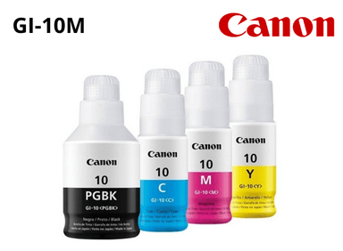 TINTA CANON GI-10 NEGRO PACK BOTELLA Y COLORES - 2