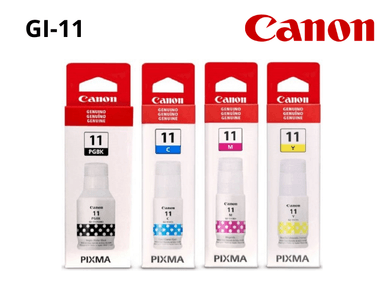 TINTA CANON GI-11 NEGRO PACK Y COLORES