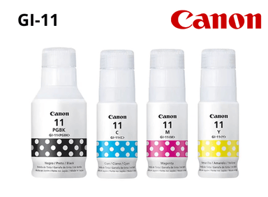 TINTA CANON GI-11 NEGRO PACK Y COLORES - 2