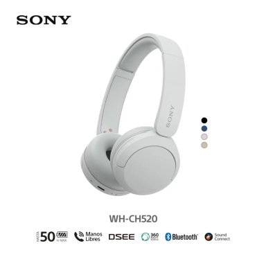 AUDÍFONOS INALÁMBRICOS SONY WH-CH520 BLUETOOTH COLOR BLANCO - 2