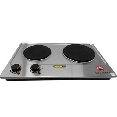 COCINA ELECTRICA FINEZZA FZ320H2CE PORTATIL DOS HORNILLAS ACERO INOX - 3