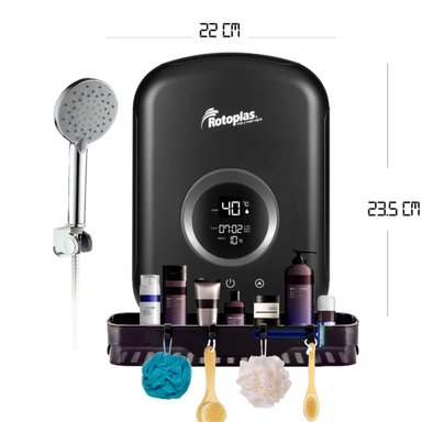 RAPIDUCHA ELECTRICA ROTOPLAS SENSATION MAX BLACK 5500W USO DOMESTICO - 4