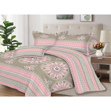 JUEGO DE SÁBANAS ALGODÓN 2PLAZAS 4 PIEZAS 2000 HILOS MANDALA