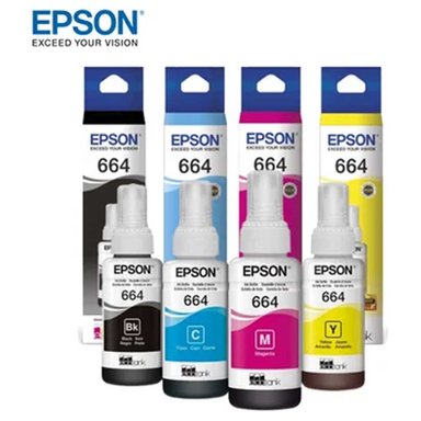 KIT 4 TINTAS EPSON MULTICOLOR 664