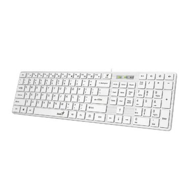 TECLADO GENIUS SLIMSTAR 126 SMART USB MULTIMEDIA WHITE - 2